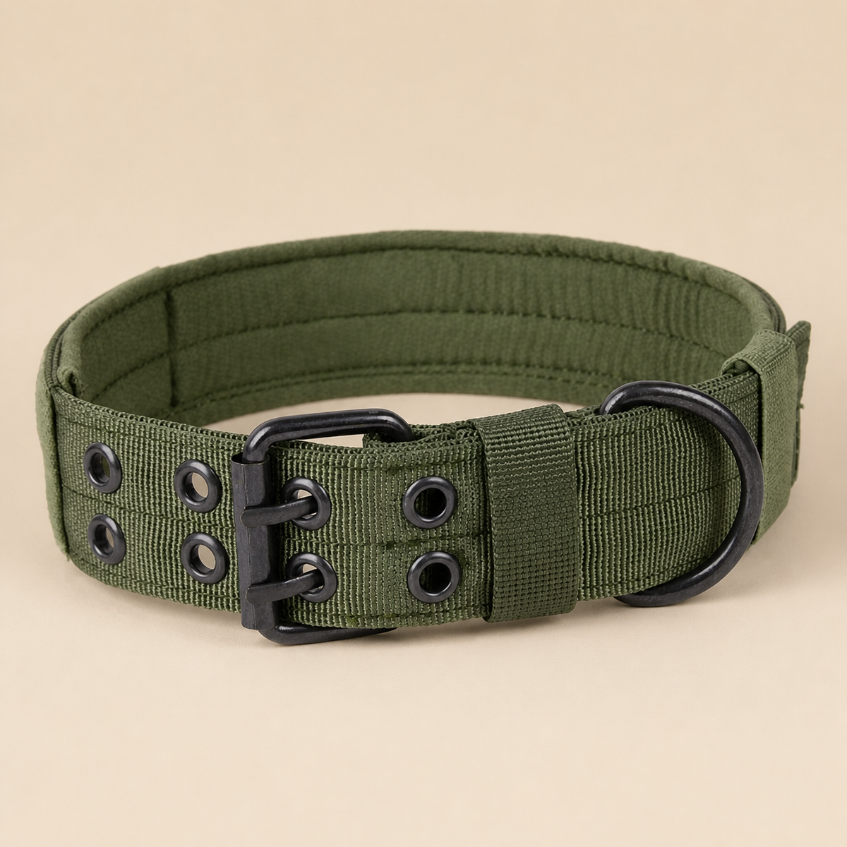 Taktisches Nylon-Hundehalsband in den verfügbaren Farben